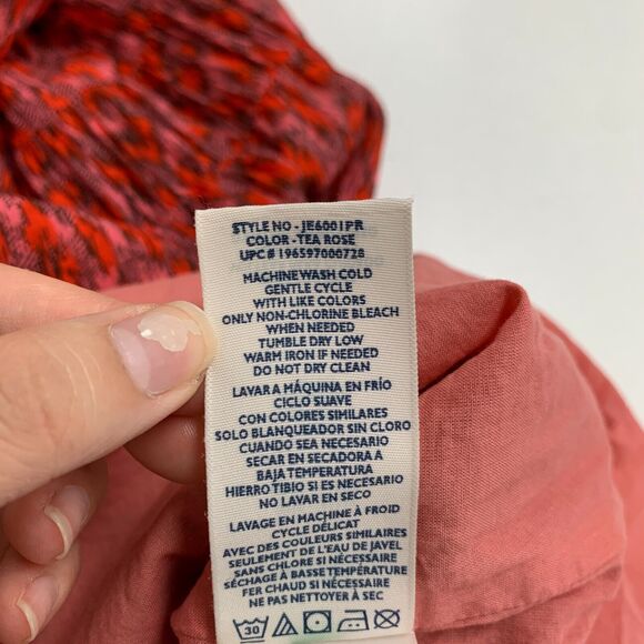 Joie Tea Rose Maxi Dress Womens S Small Red Pink Sleeveless Tiered Boho Lined - Picture 13 of 16